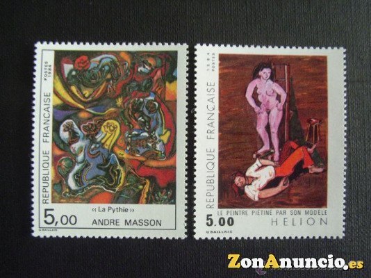 Cambio sellos de Francia por Alemania 3x1